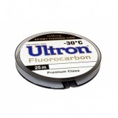 Леска ULTRON Fluorocarbon 0,18 мм, 2,9 кг, 25 м