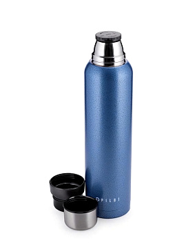 Термос Pilot (1,6л) голубой металлик  PLC-1600-HS