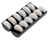 Поводочница EastShark DS-100-12 тубус 20*5,5*5,5 см, 12 бобин*4,5 см